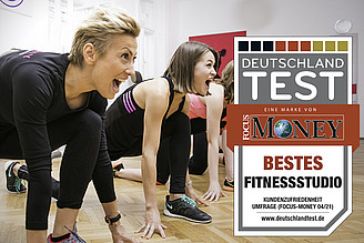FOCUS zeichnet Mrs.Sporty als „bestes Fitness- Studio“ aus